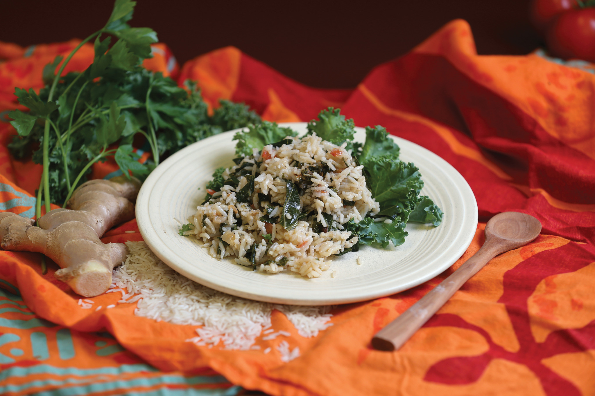 Vary Amin’Anana (Greens with Rice) Recipe from Madagascar