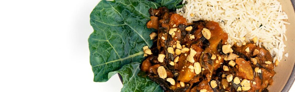 Agatogo with Collard Greens — Rwanda/RECETA DE AGATOGO CON HOJAS DE BERZA — RUANDA